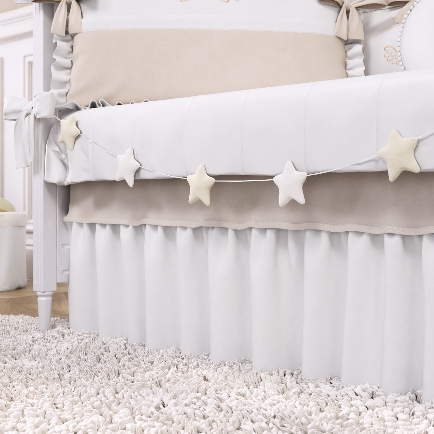 Quarto de Bebê Completo Anjo 16 Peças