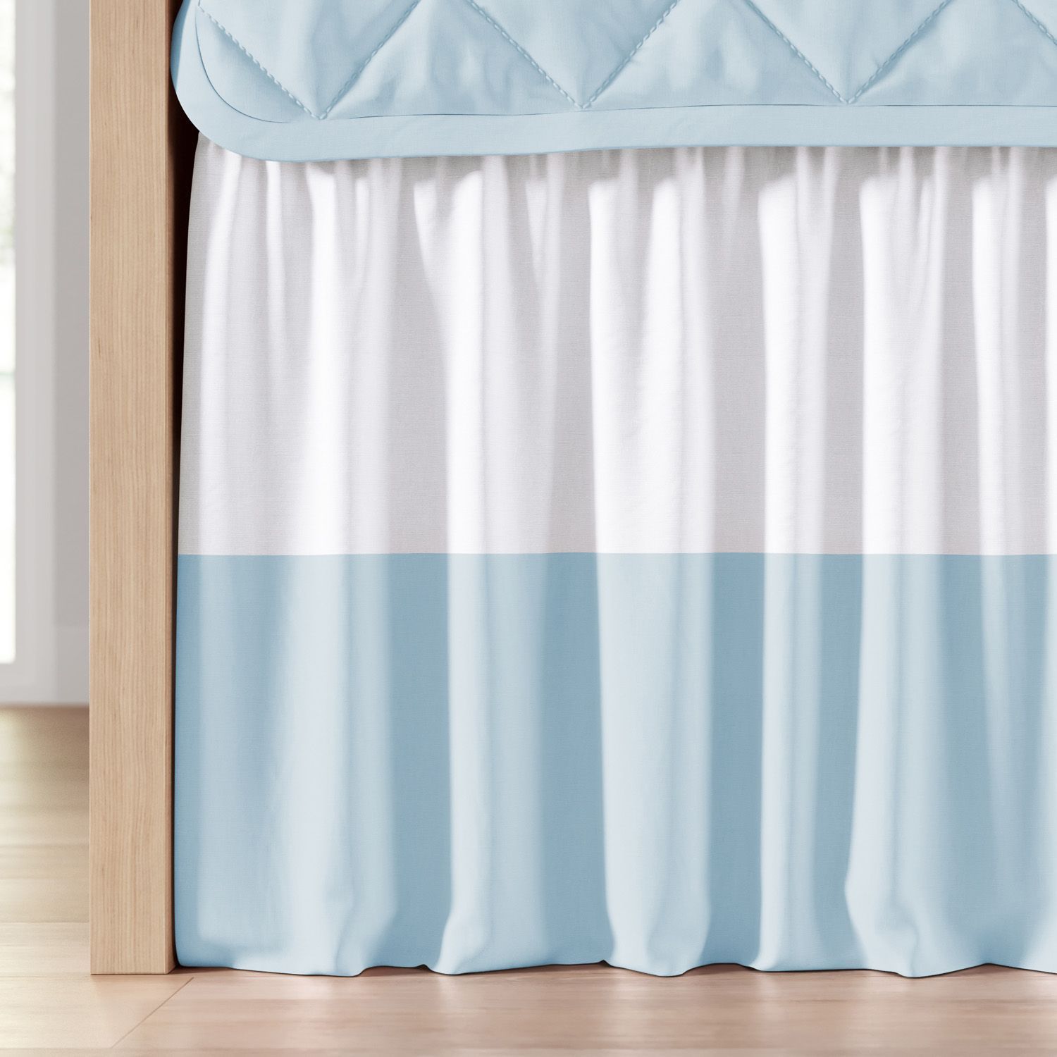 Quarto de Bebê Completo Astronauta Patchwork Azul 17 Peças