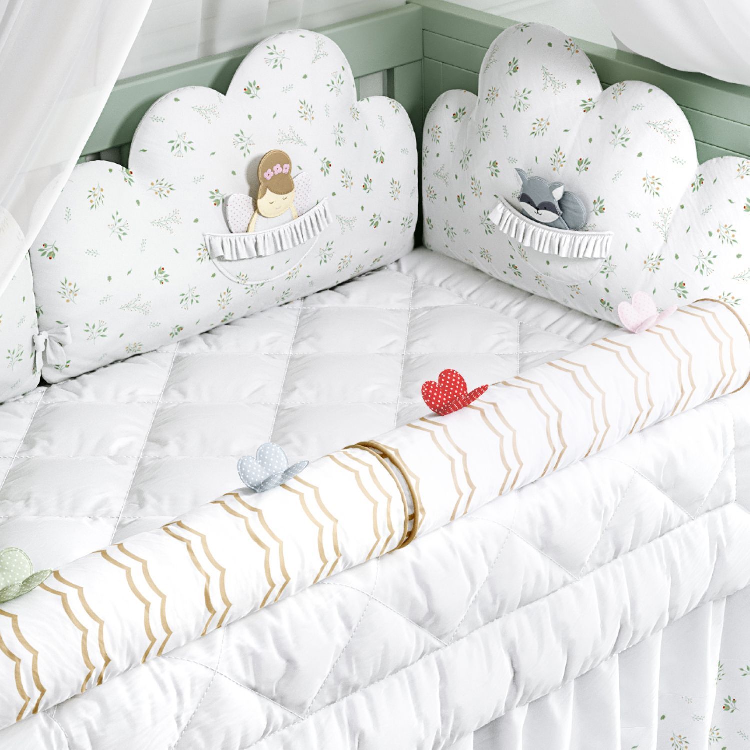 Quarto de Bebê Completo Bosque Encantado 23 Peças