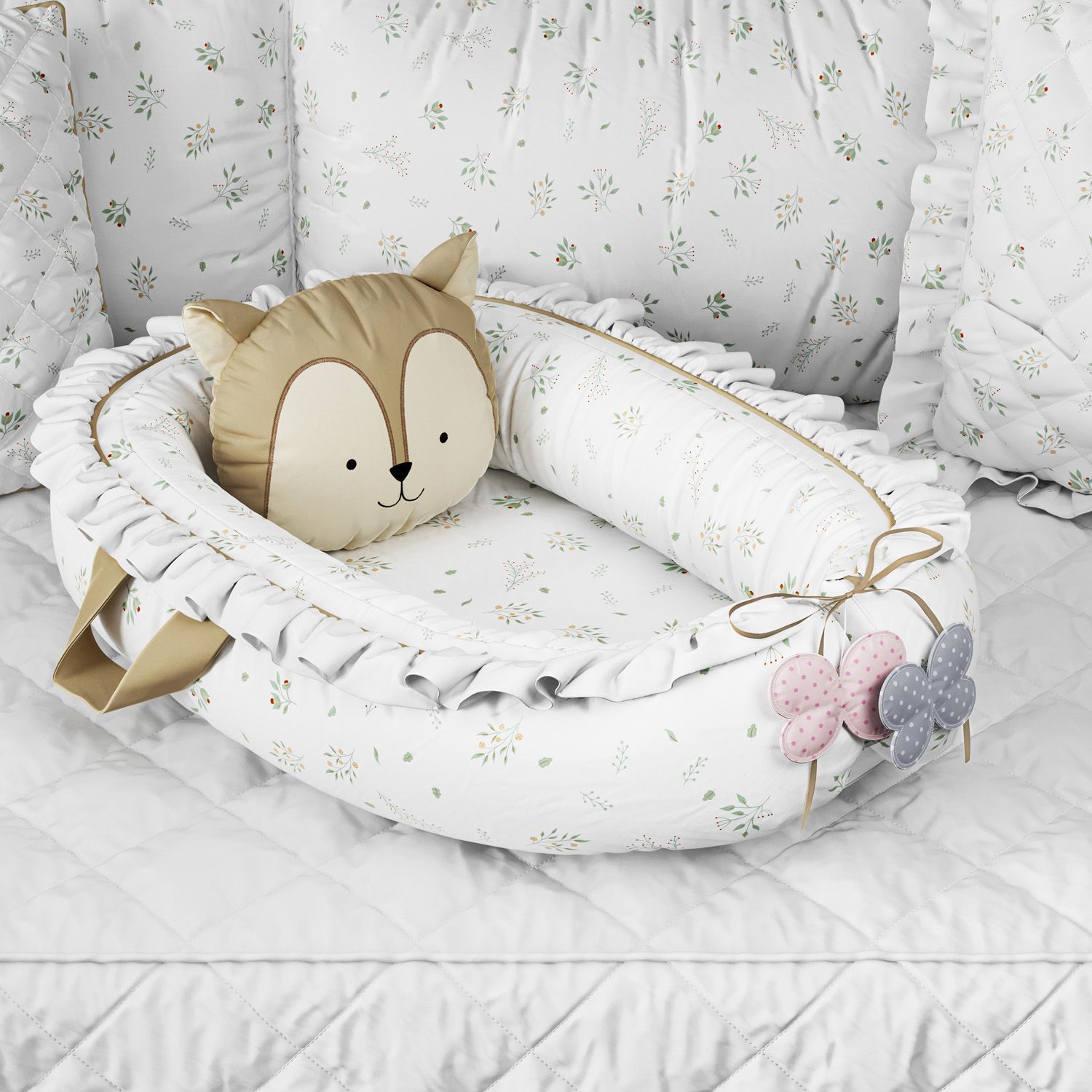 Quarto de Bebê Completo Bosque Encantado 23 Peças