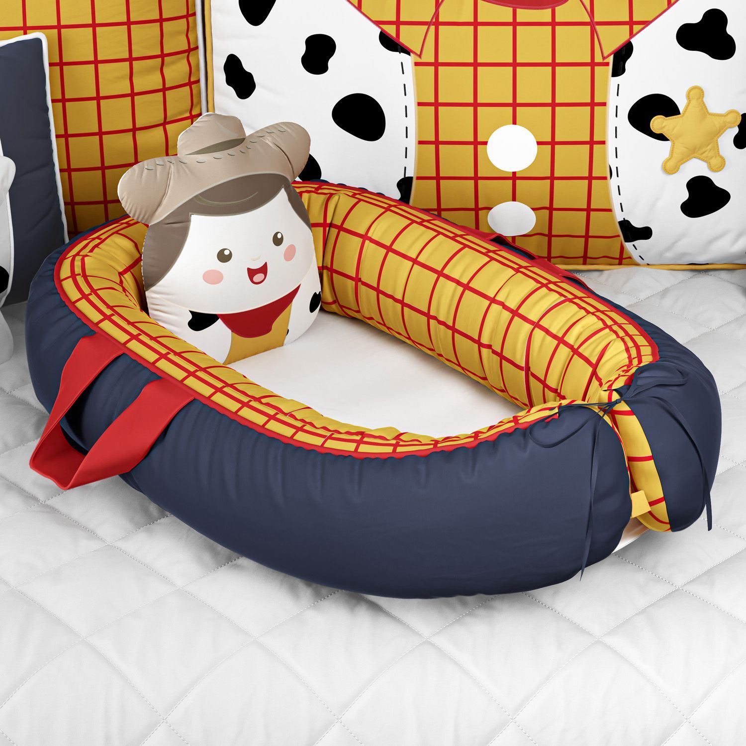 Quarto de Bebê Completo Toy Story Woody 19 Peças