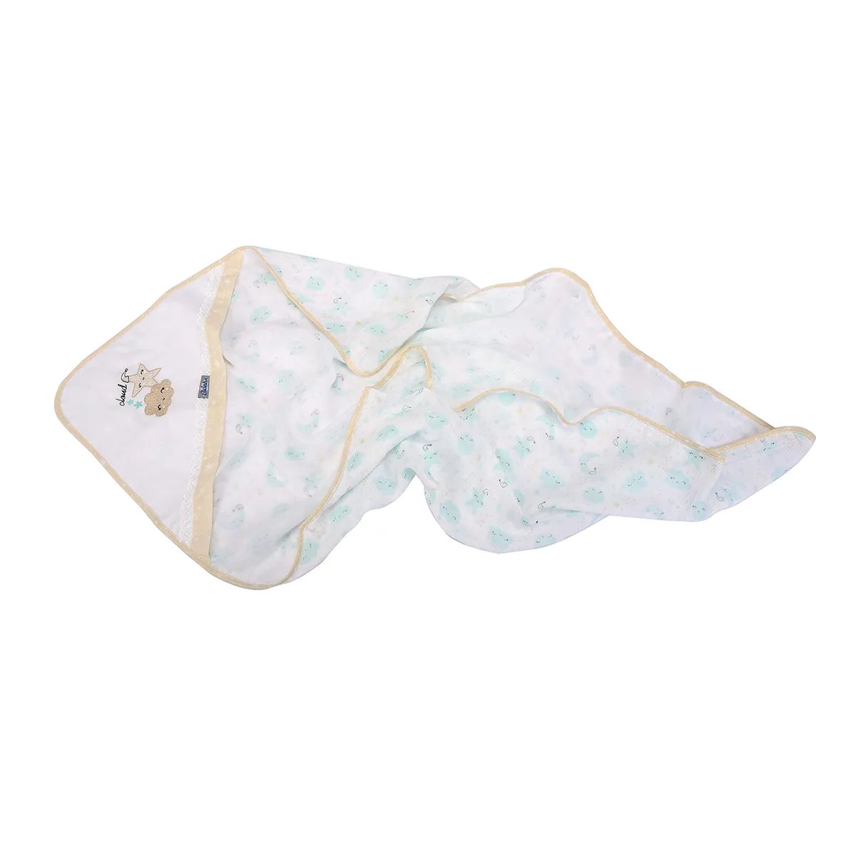 Toalha de Banho Fralda Minasrey Alvinha Cloud Rosa