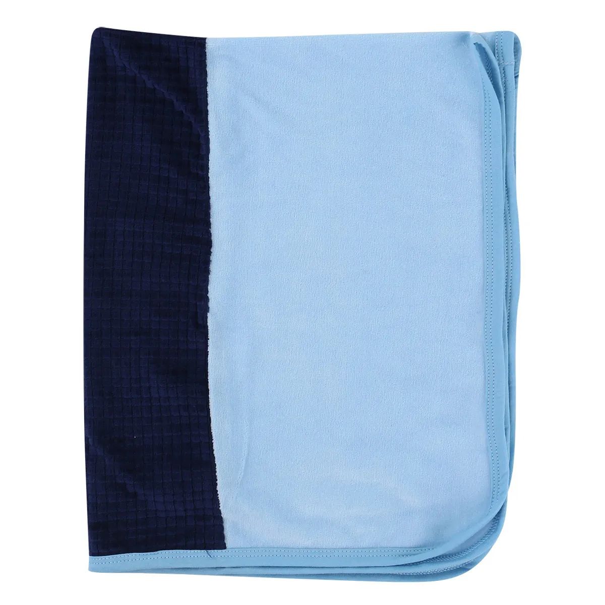 Saída Maternidade Baby Gijo Plush Bordado Raposa + Manta Azul