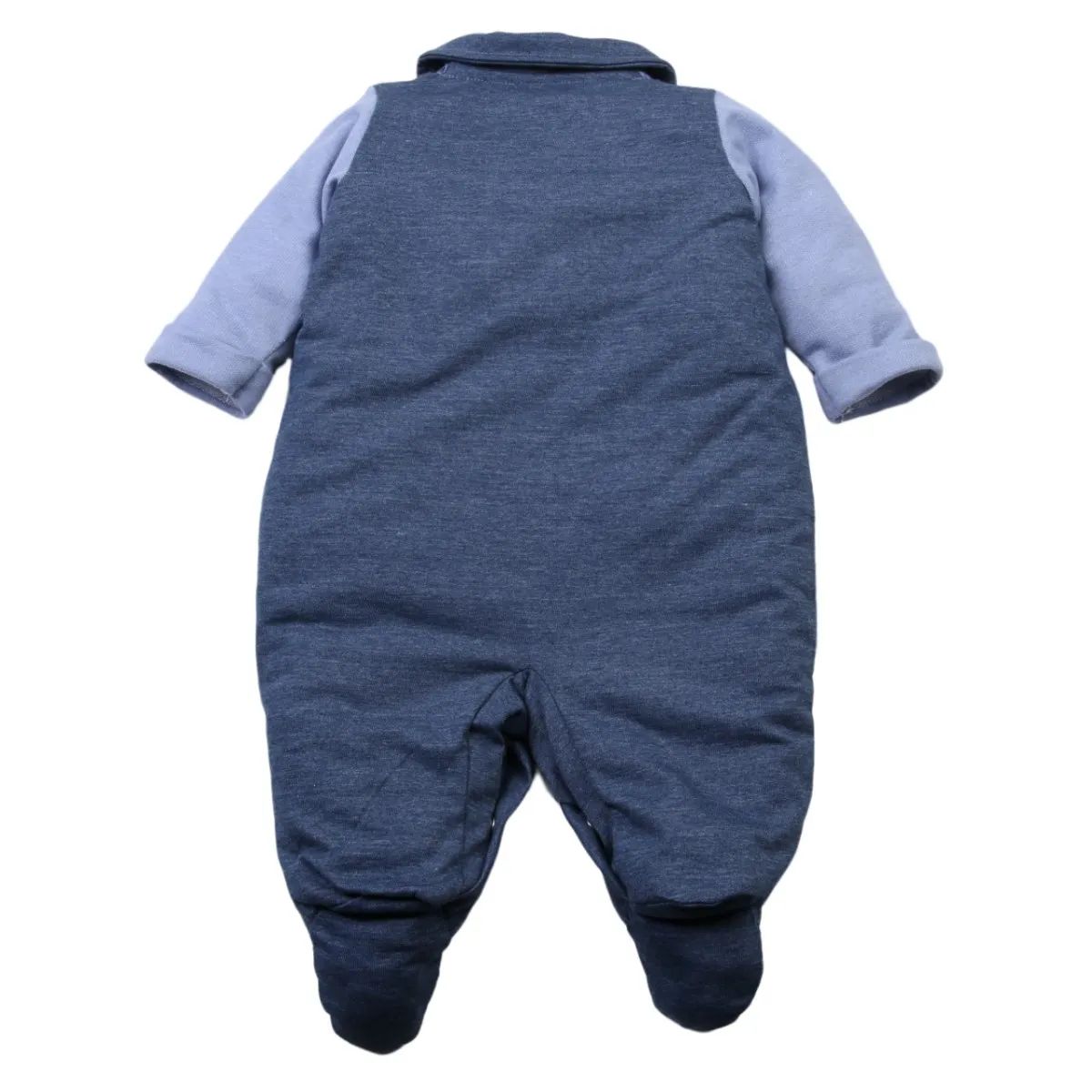 Saída De Maternidade Baby Gijo Jardineira Sea Captain