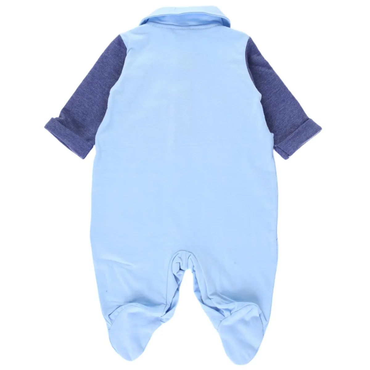 Saída De Maternidade Baby Gijo Jardineira Sea Captain