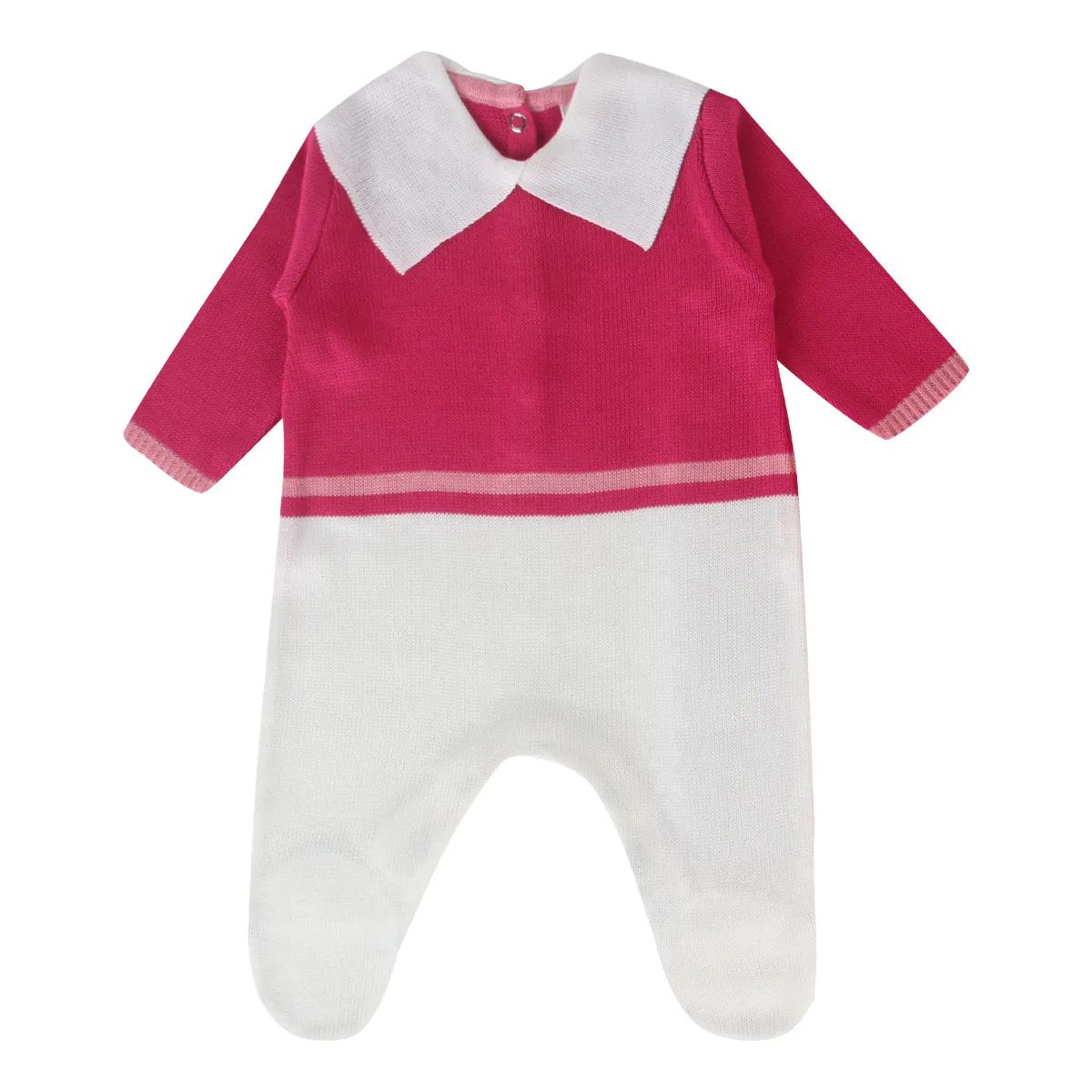 Saída Maternidade Din Don Linha Nanda Branco e Vermelho