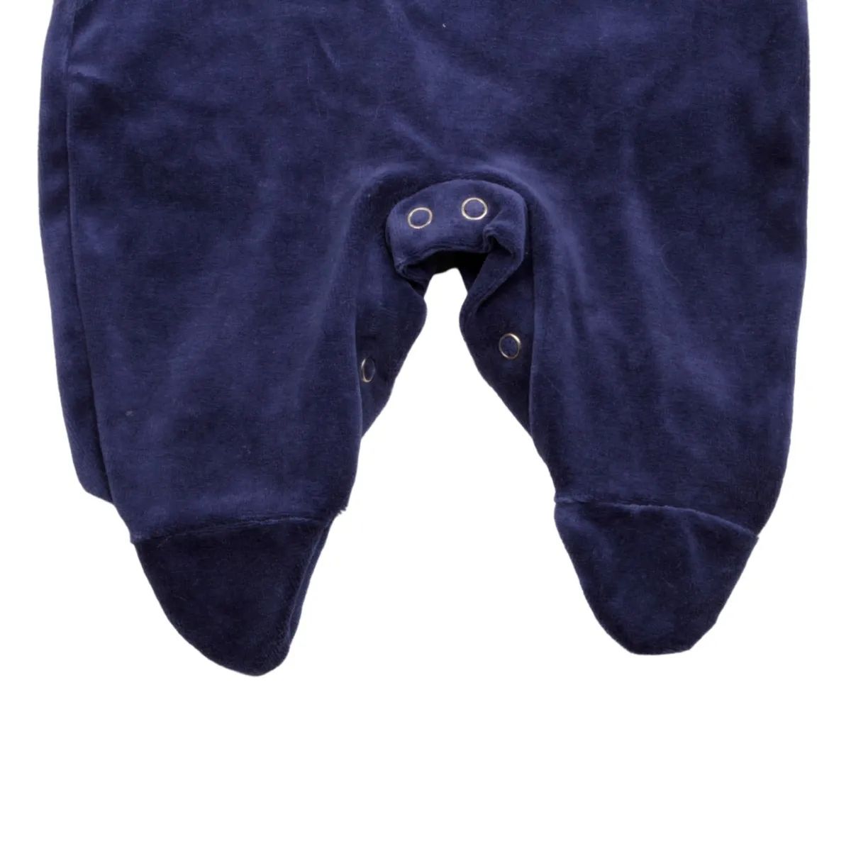 Saída Maternidade Baby Gijo Em Plush Com Zíper Azul Claro