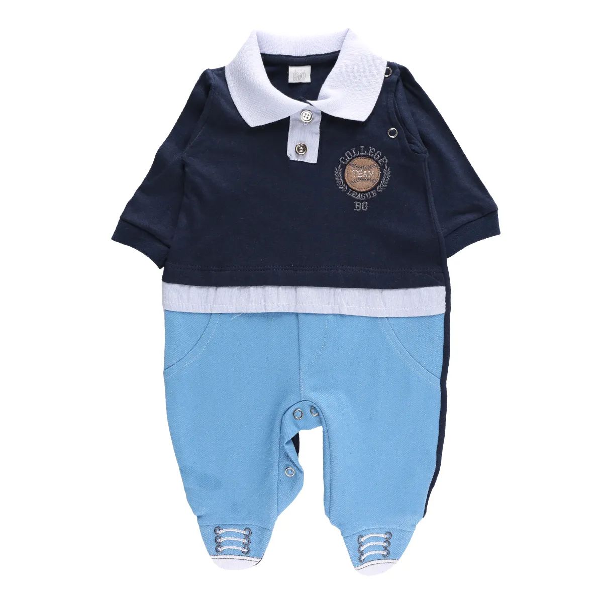 Saída Maternidade Baby Gijio College Team Azul Marinho