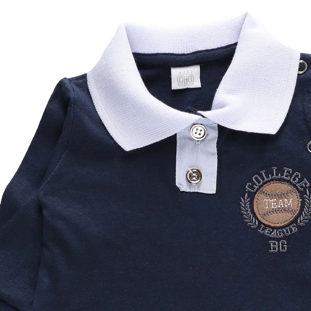 Saída Maternidade Baby Gijio College Team Azul Marinho