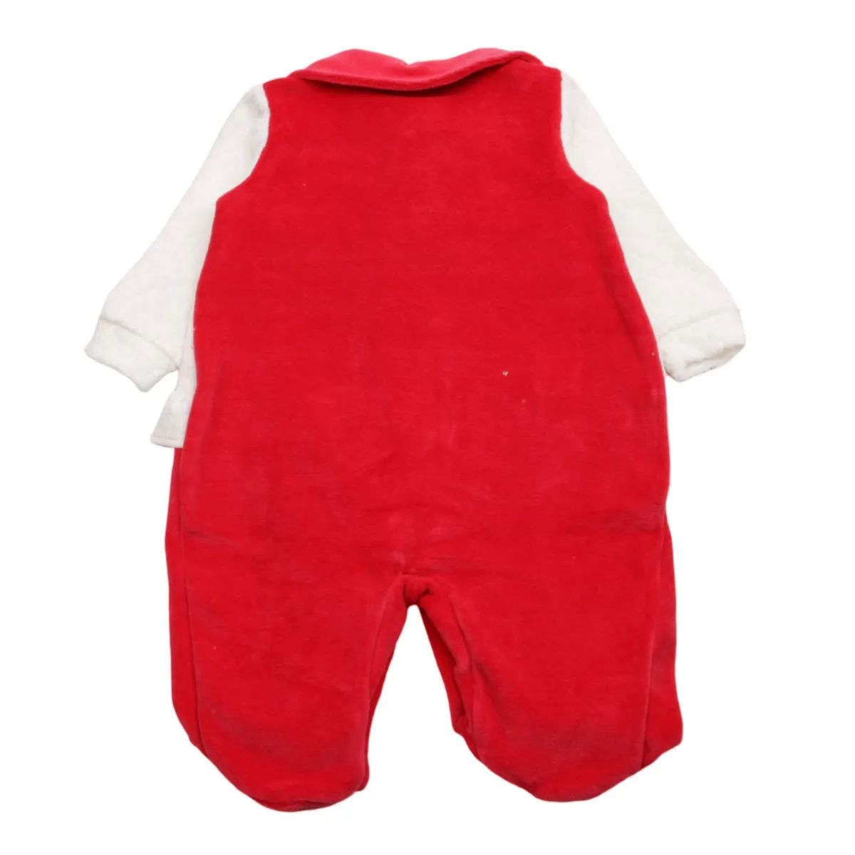 Saída Maternidade Baby Gijo Em Plush Flores Vermelho