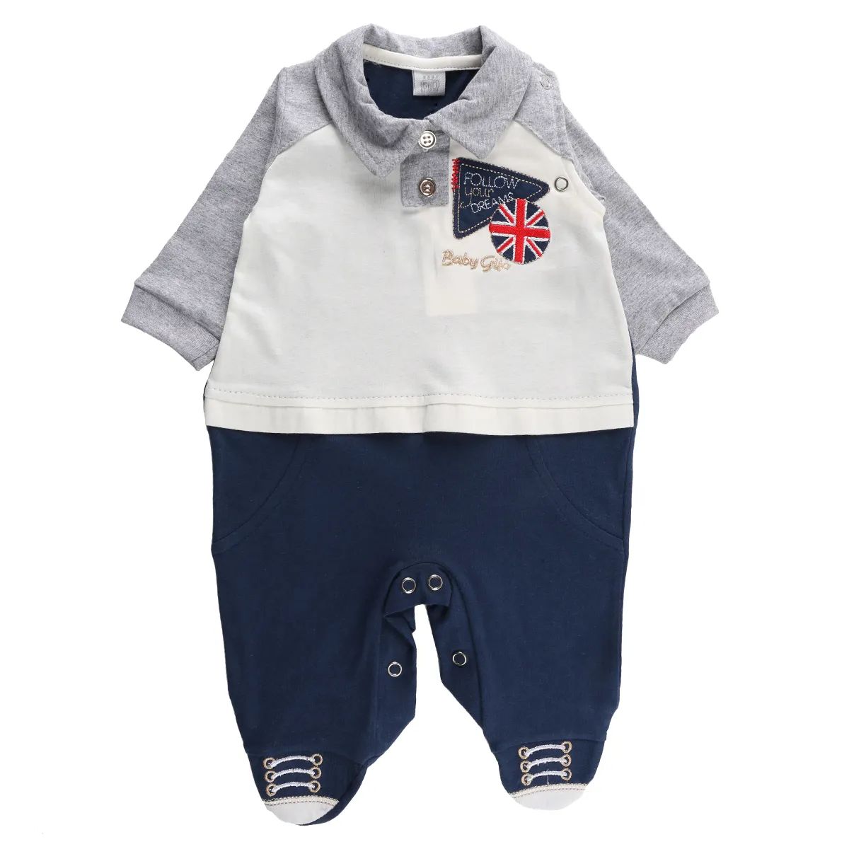 Saída Maternidade Baby Gijio Follow Dreams Azul