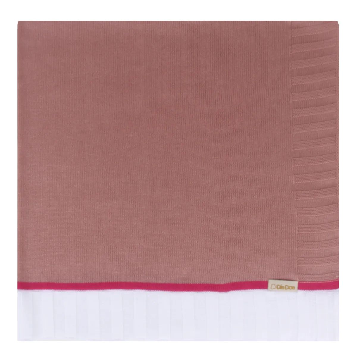 Saída Maternidade Din Don Linha Nanda Branco e Vermelho