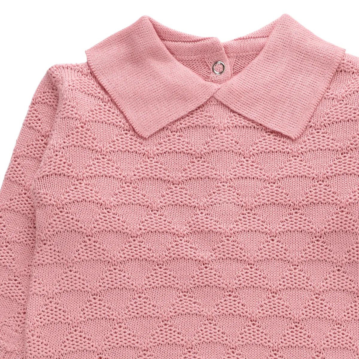 Saída Maternidade Trançada Din Don em Linho Amarelo