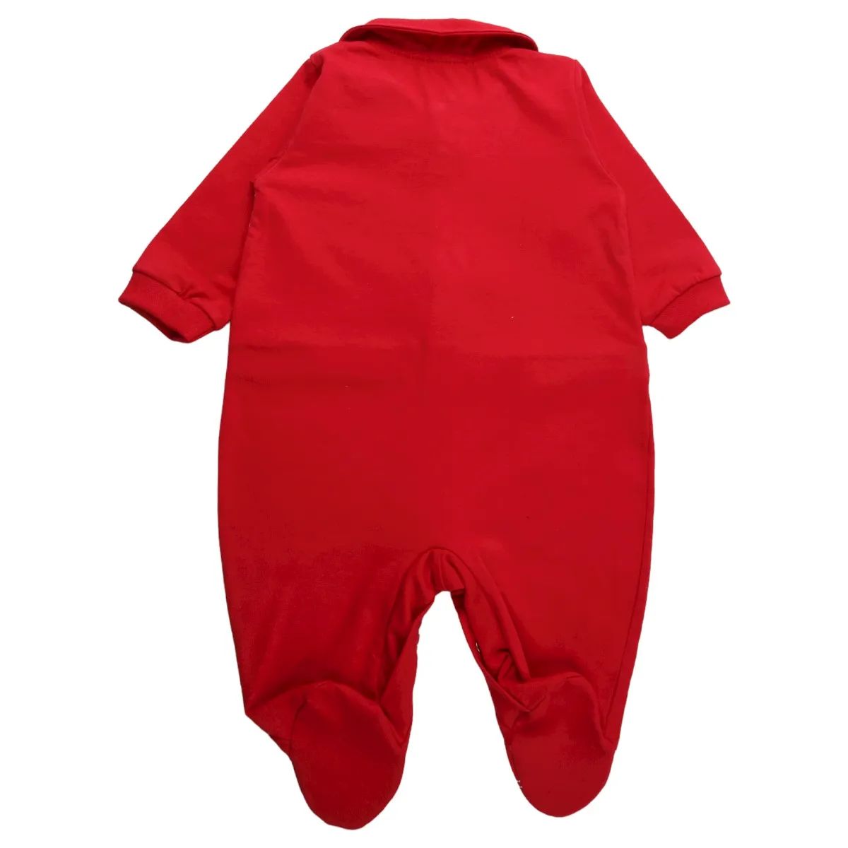 Saída de Maternidade Din Don Bordado Brasão Vermelho