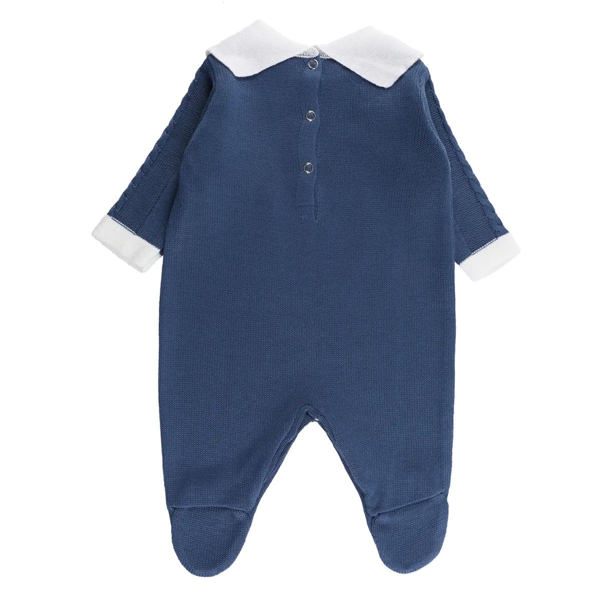 Saída Maternidade Trançada com Bolso Din Don em Linho Cinza