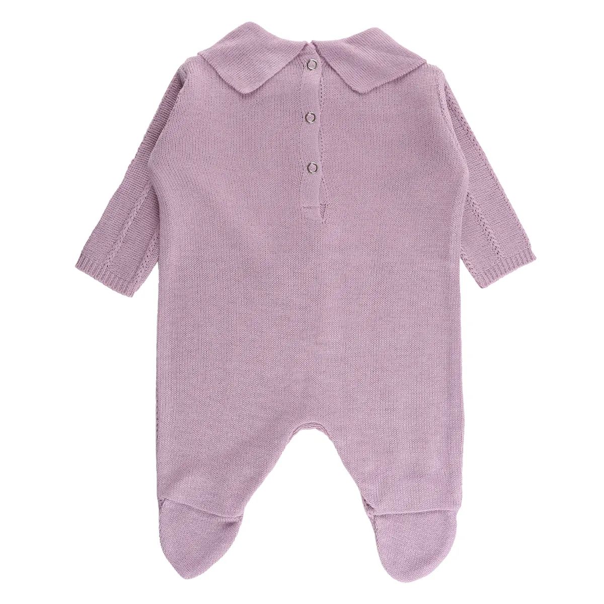 Saída de Maternidade Din Don em Linho com Detalhe de Cinto Amarelo