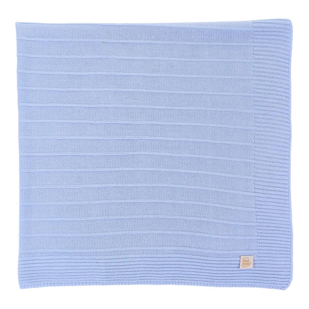 Saída Maternidade Din Don Trançada com Botões Azul Marinho