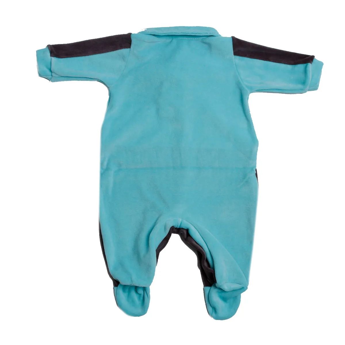 Saída Maternidade Din Don em Plush Bordado Little Man Azul Marinho