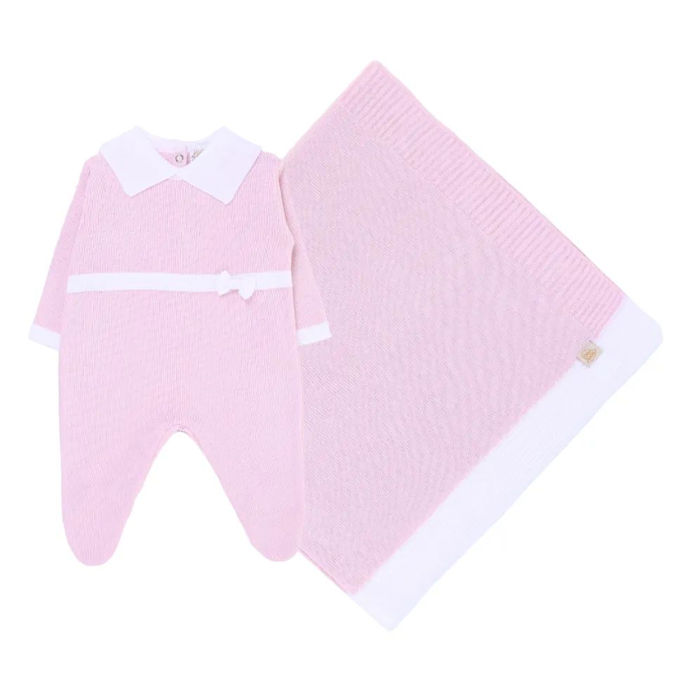 Saída Maternidade Din Don com Laço Amarelo