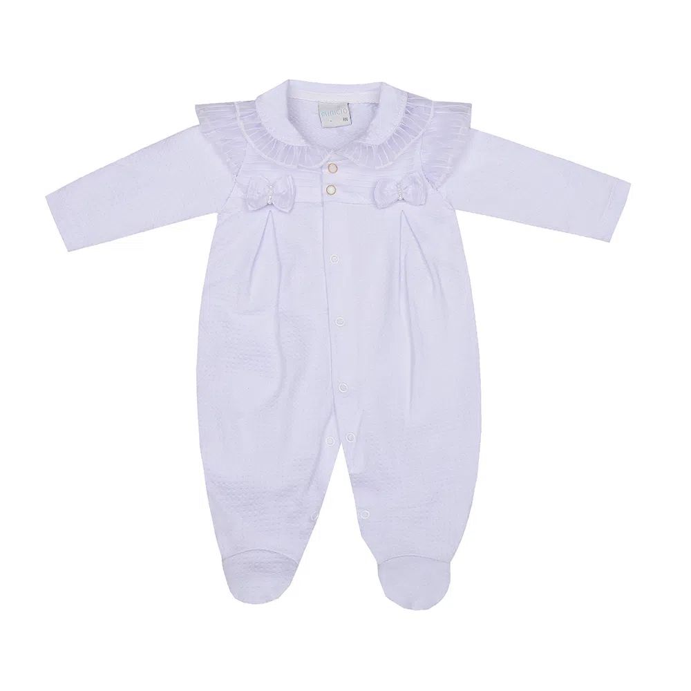 Saída Maternidade Miniclo com Babados e Lacinhos