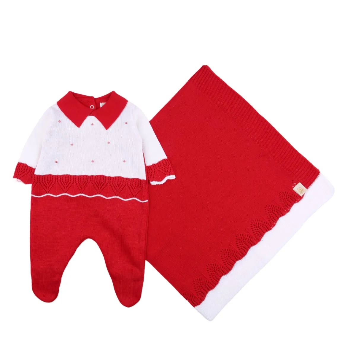 Saída Maternidade Din Don Pala com Pérolas