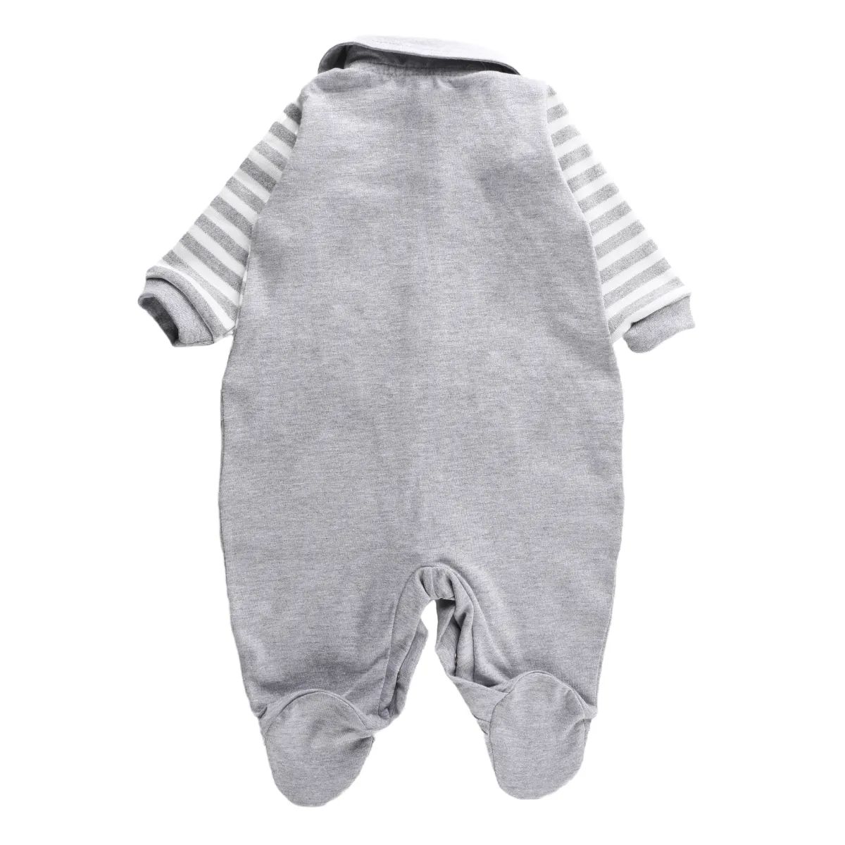 Saída de Maternidade Din Don Bordado Brasão Azul Marinho Tam P