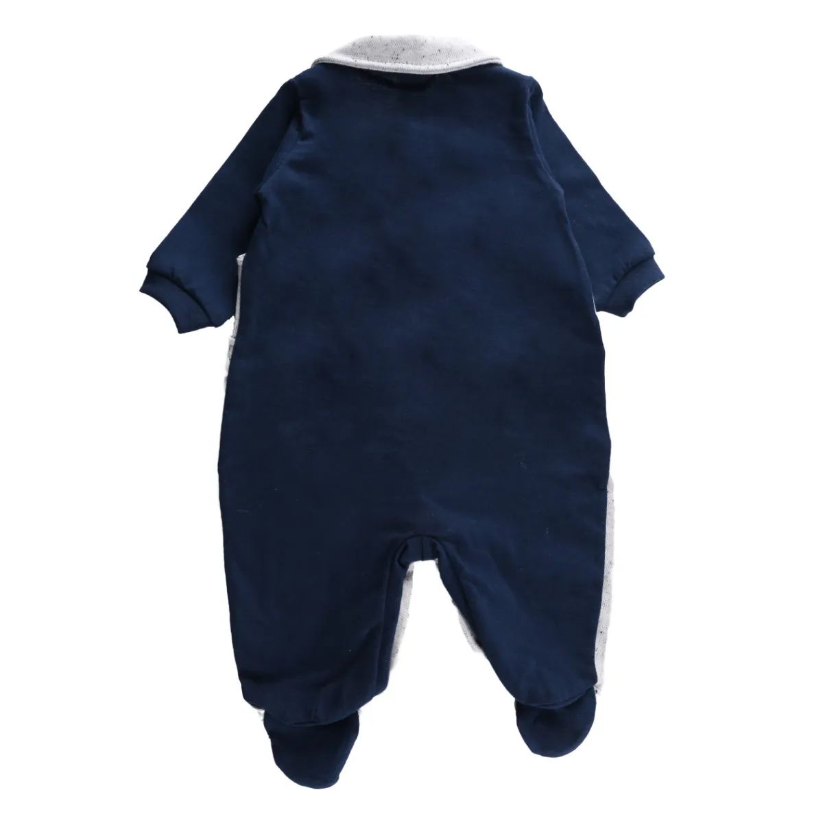 Saída Maternidade Din Don Bordado Urso com Barco Vermelho