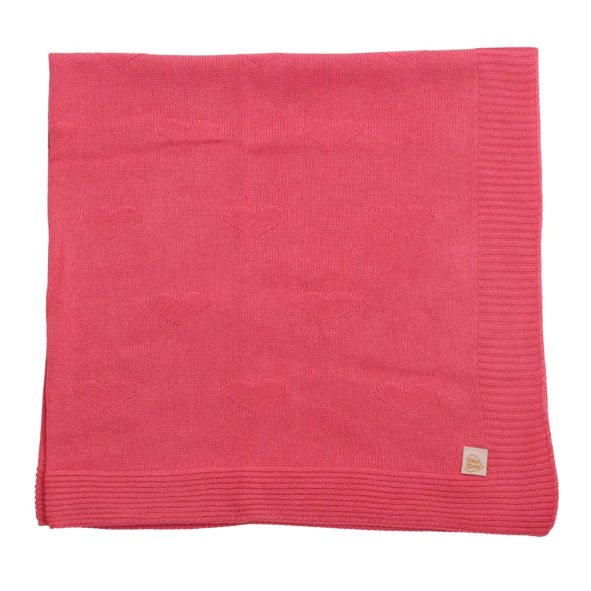 Saída Maternidade Din Don Corações e Pérolas Vermelho