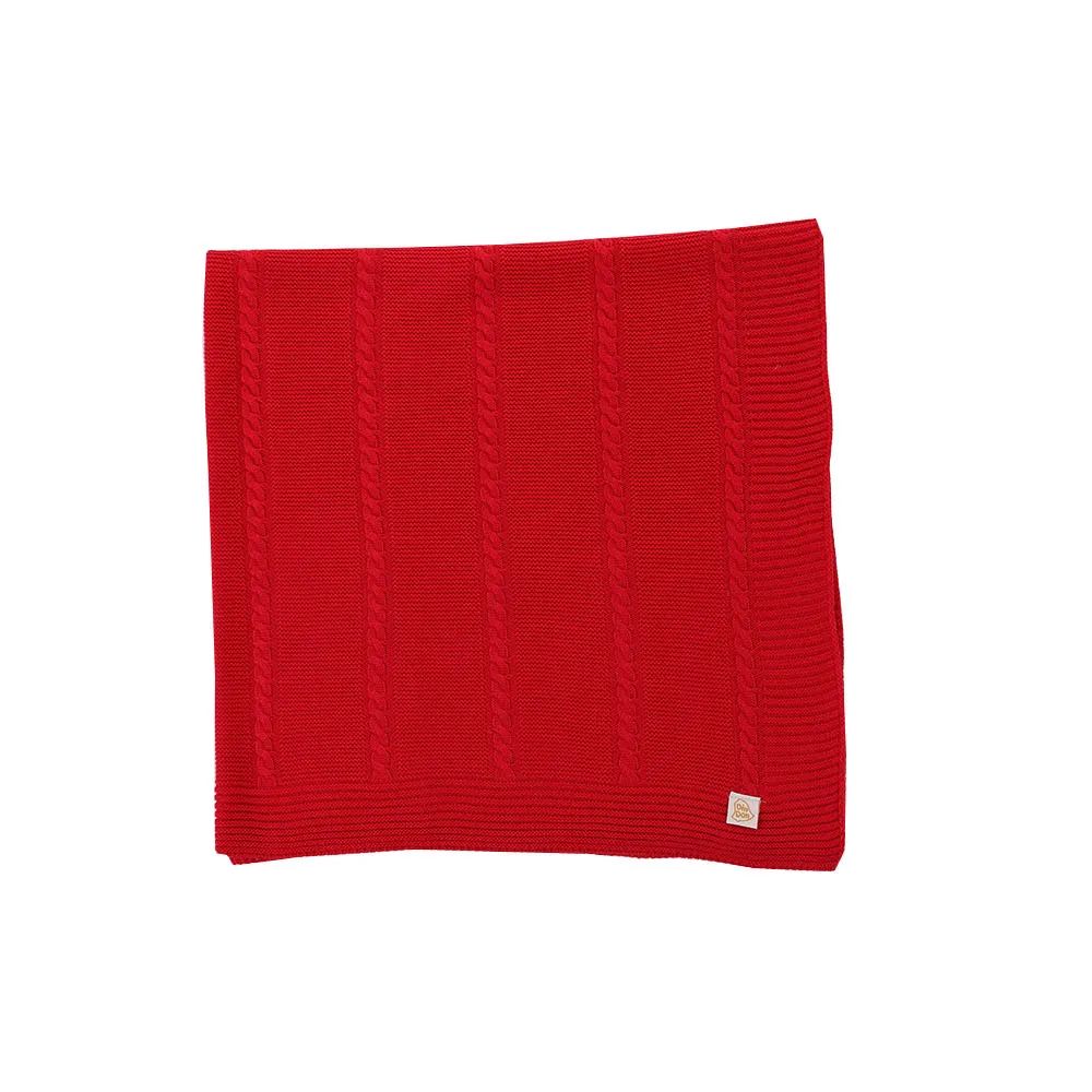 Saída Maternidade Din Don Trançado com Botões Branco