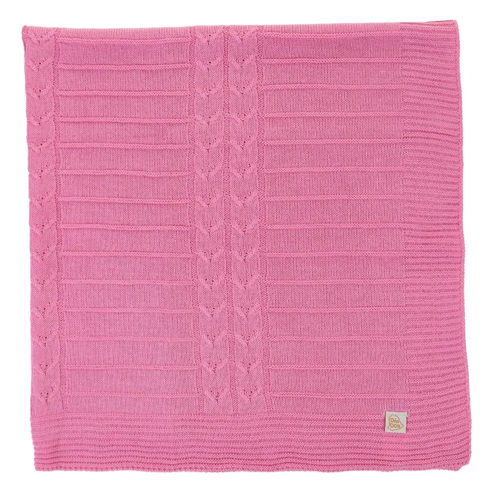 Saída de Maternidade Din Don Trançado com Pérolas Vermelho