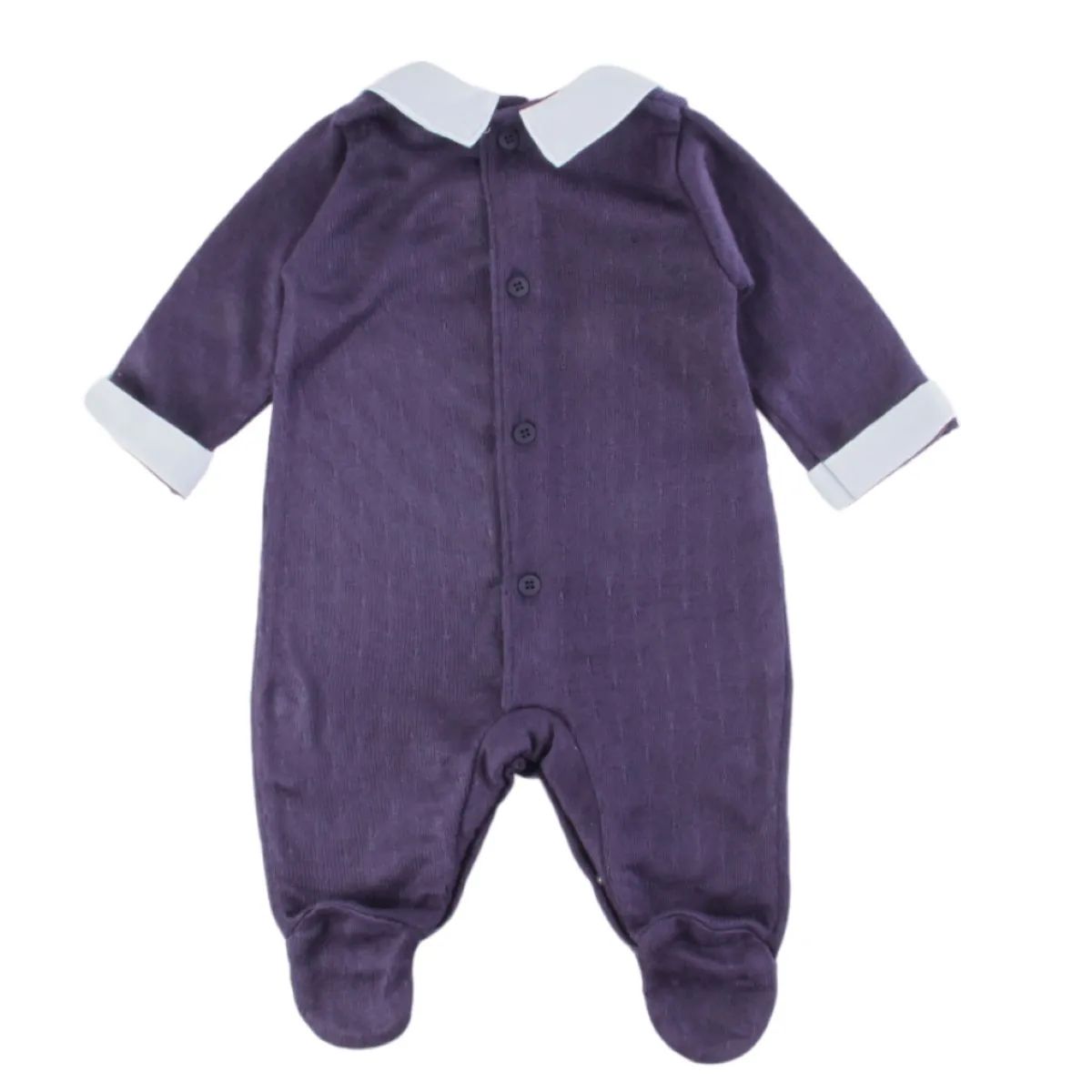 Saída Maternidade Fofinho Malha com Gola Bordada