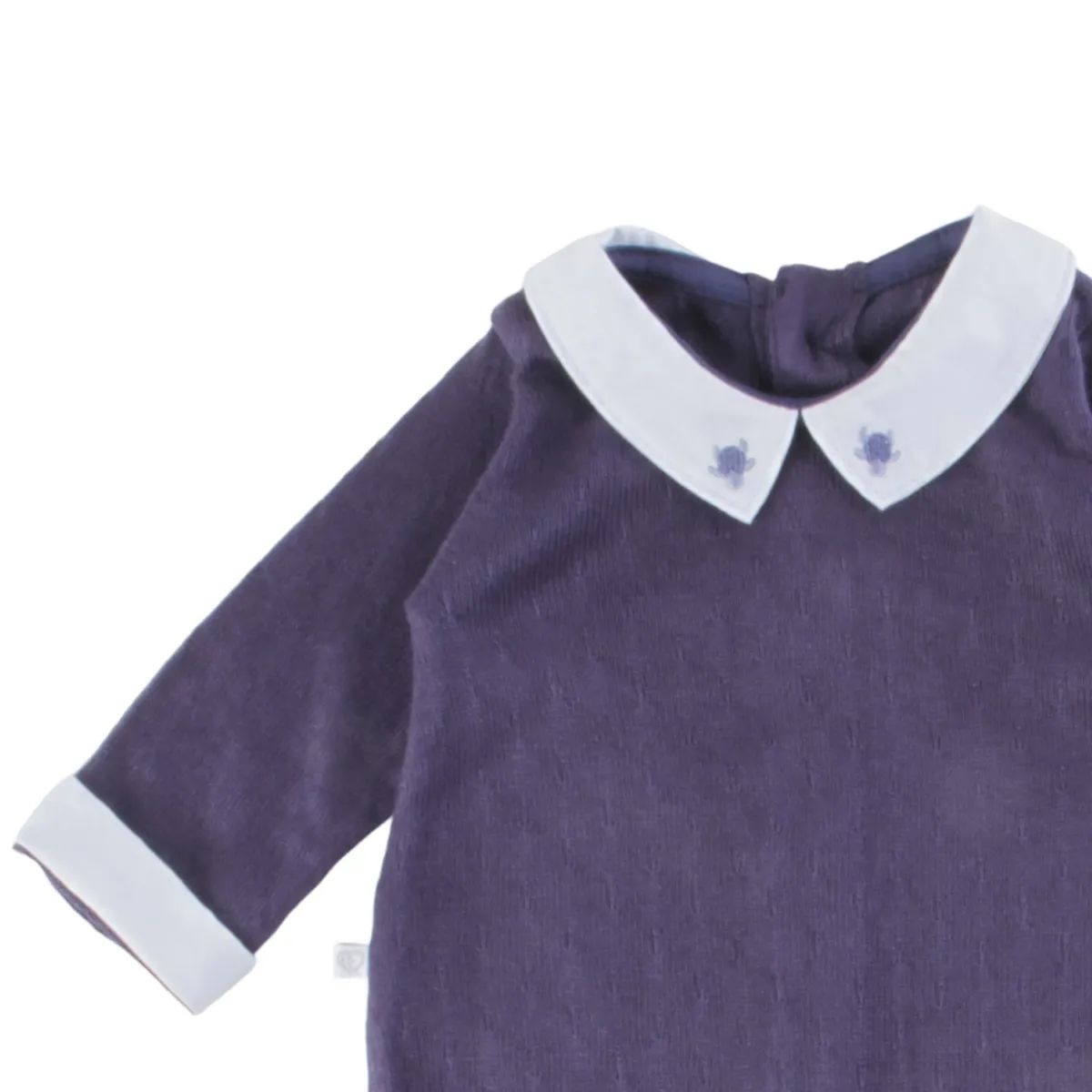 Saída Maternidade Fofinho Malha com Gola Bordada