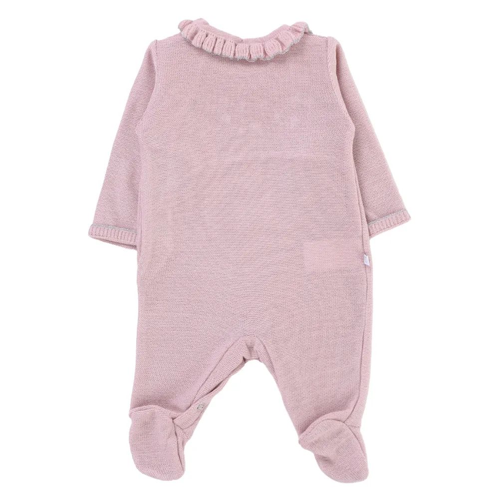 Saída Maternidade Fofinho Bordado com Tiara Off White