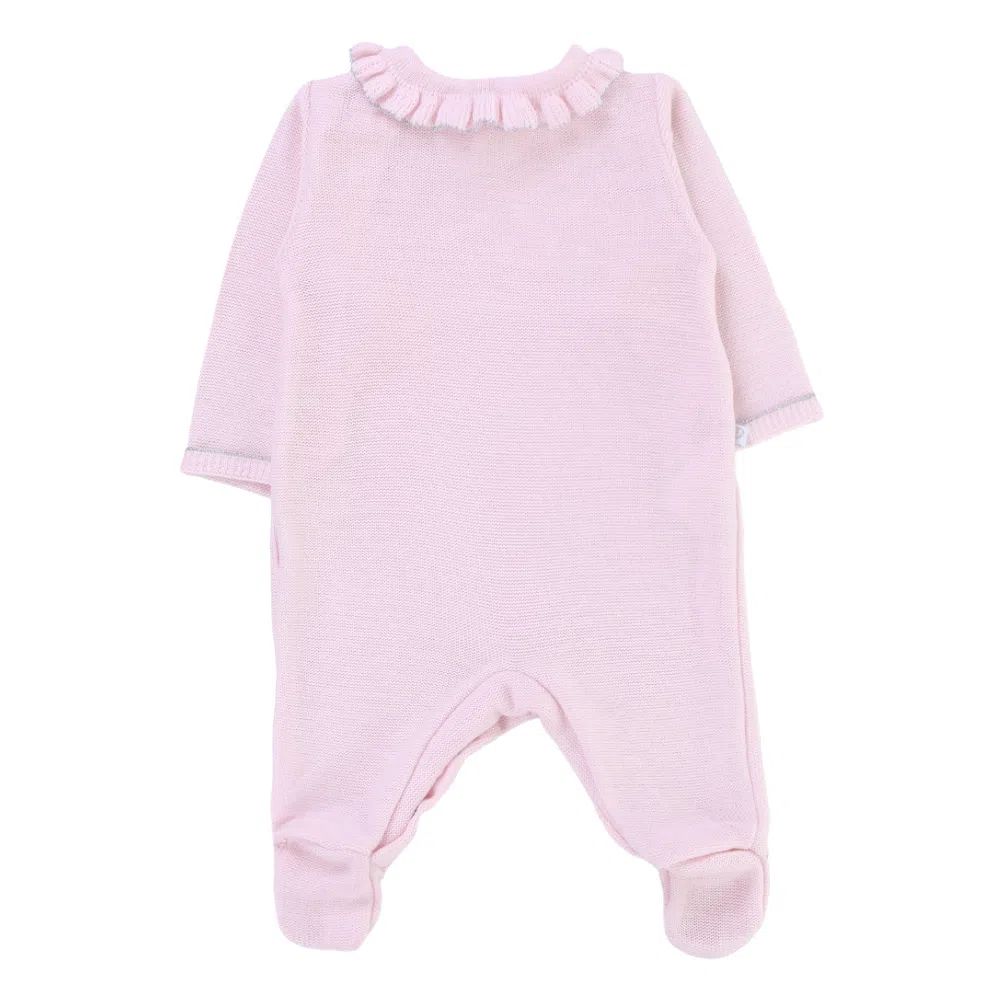 Saída Maternidade Fofinho Bordado com Tiara Off White