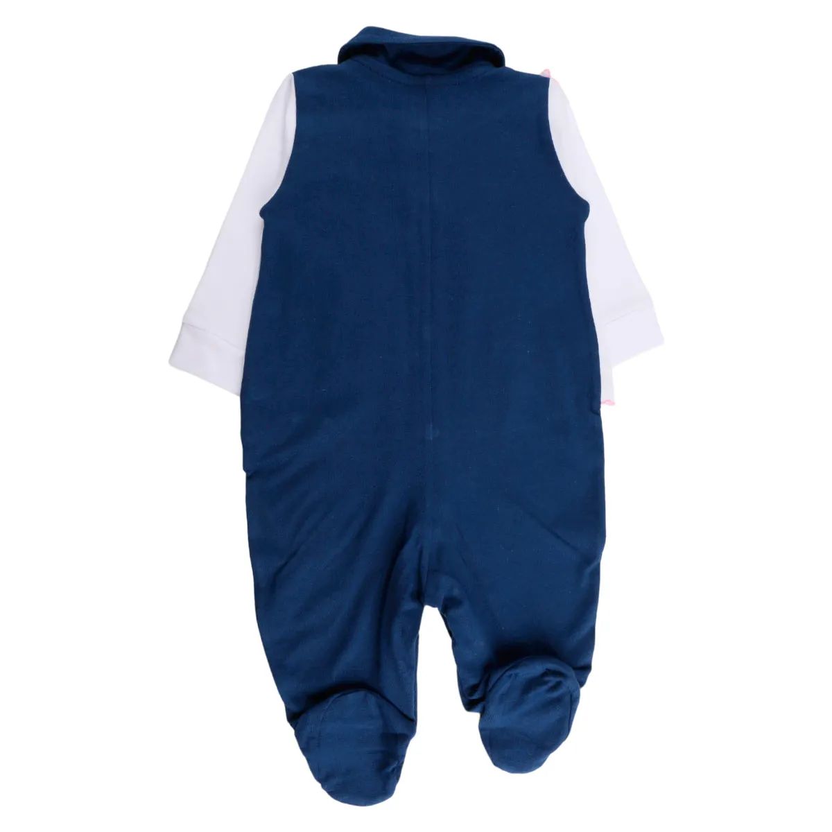 Saída Maternidade Paraíso Pala Com Babados e Lacinho 2 Peças