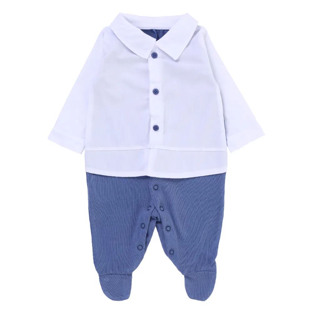 Saída Maternidade Fofinho com Detalhe Bordado Leme Vermelho