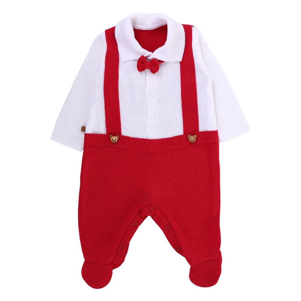 Saída De Maternidade Fofinho Com Naninha Fantoche Vermelho