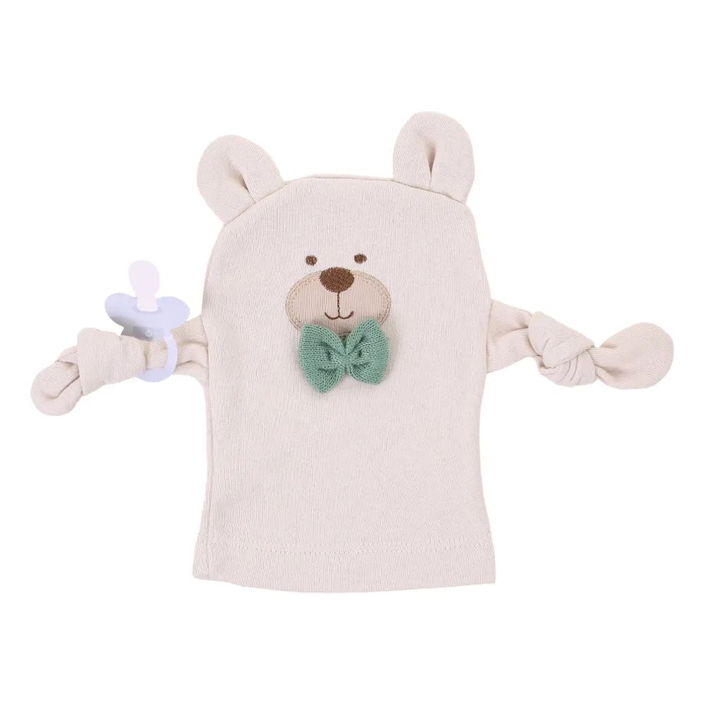 Saída De Maternidade Fofinho Com Naninha Fantoche Vermelho