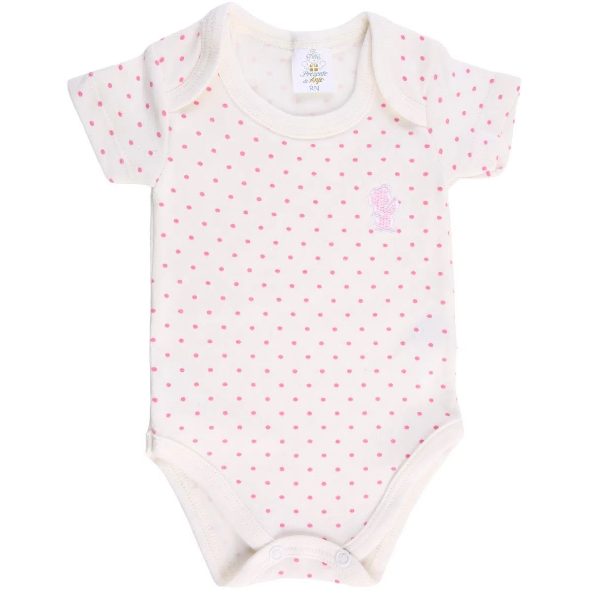 Kit Body Presente de Anjo Estrelinha Poá 3 Peças