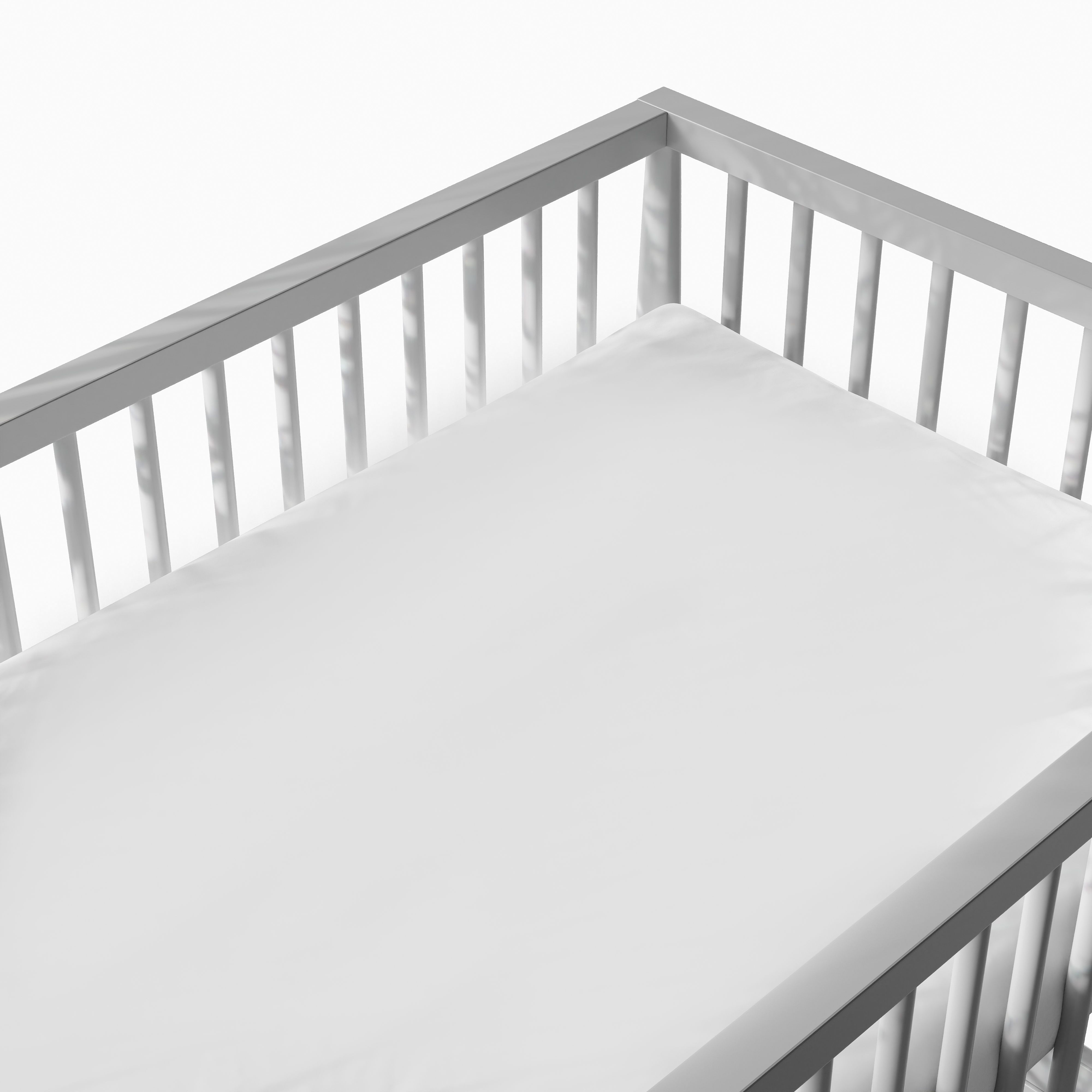 Lençol Berço com Elástico Branco