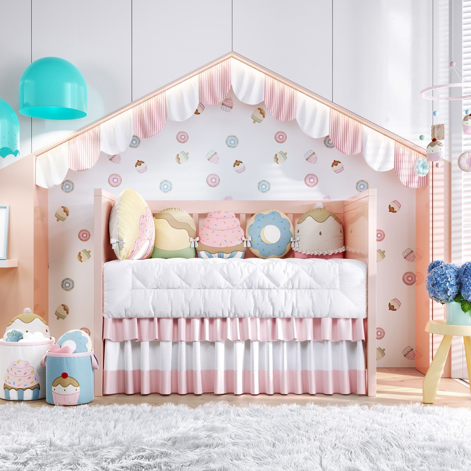 Quarto de Bebê Completo Doce Encanto 25 Peças — vista alternativa