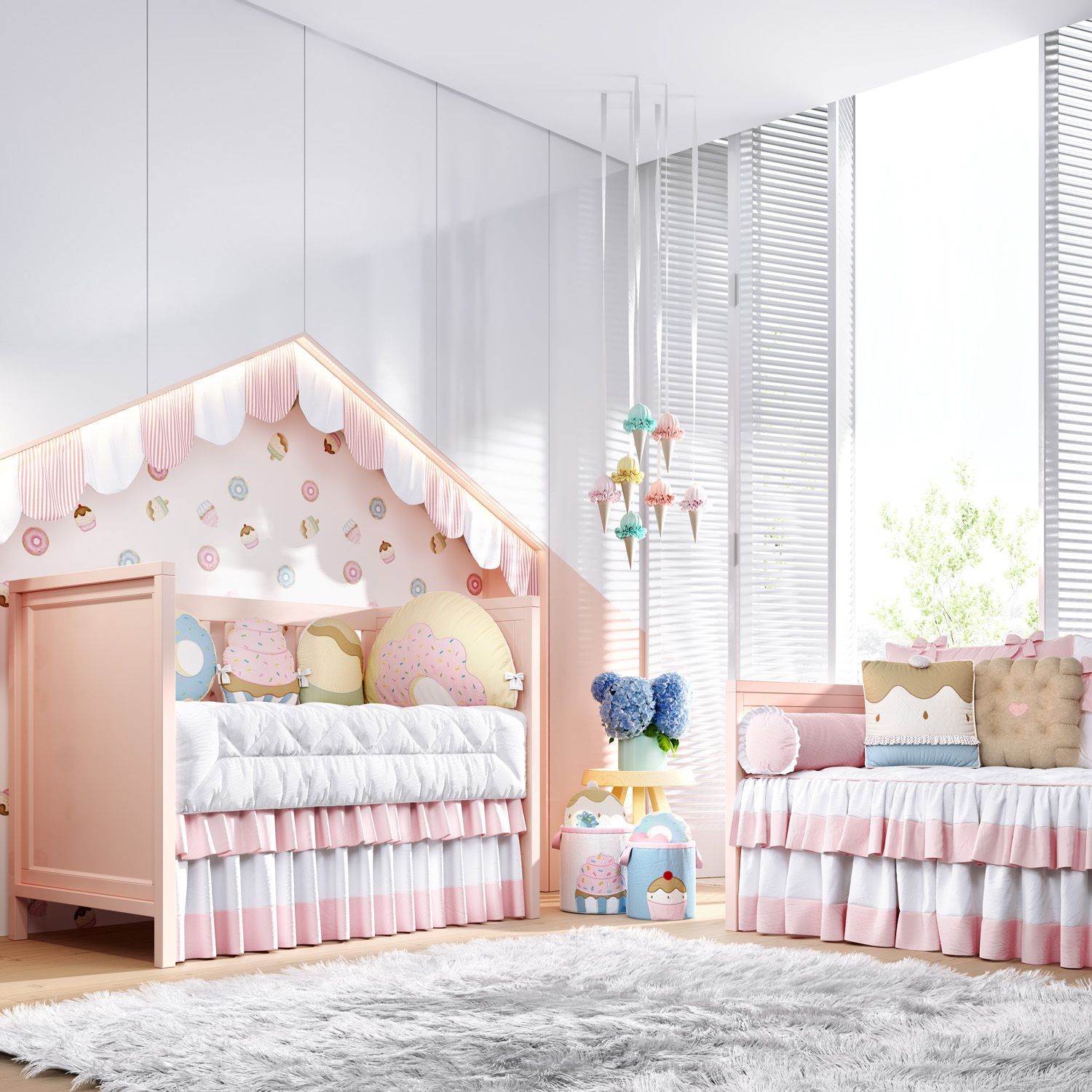 Quarto de Bebê Completo Doce Encanto 25 Peças