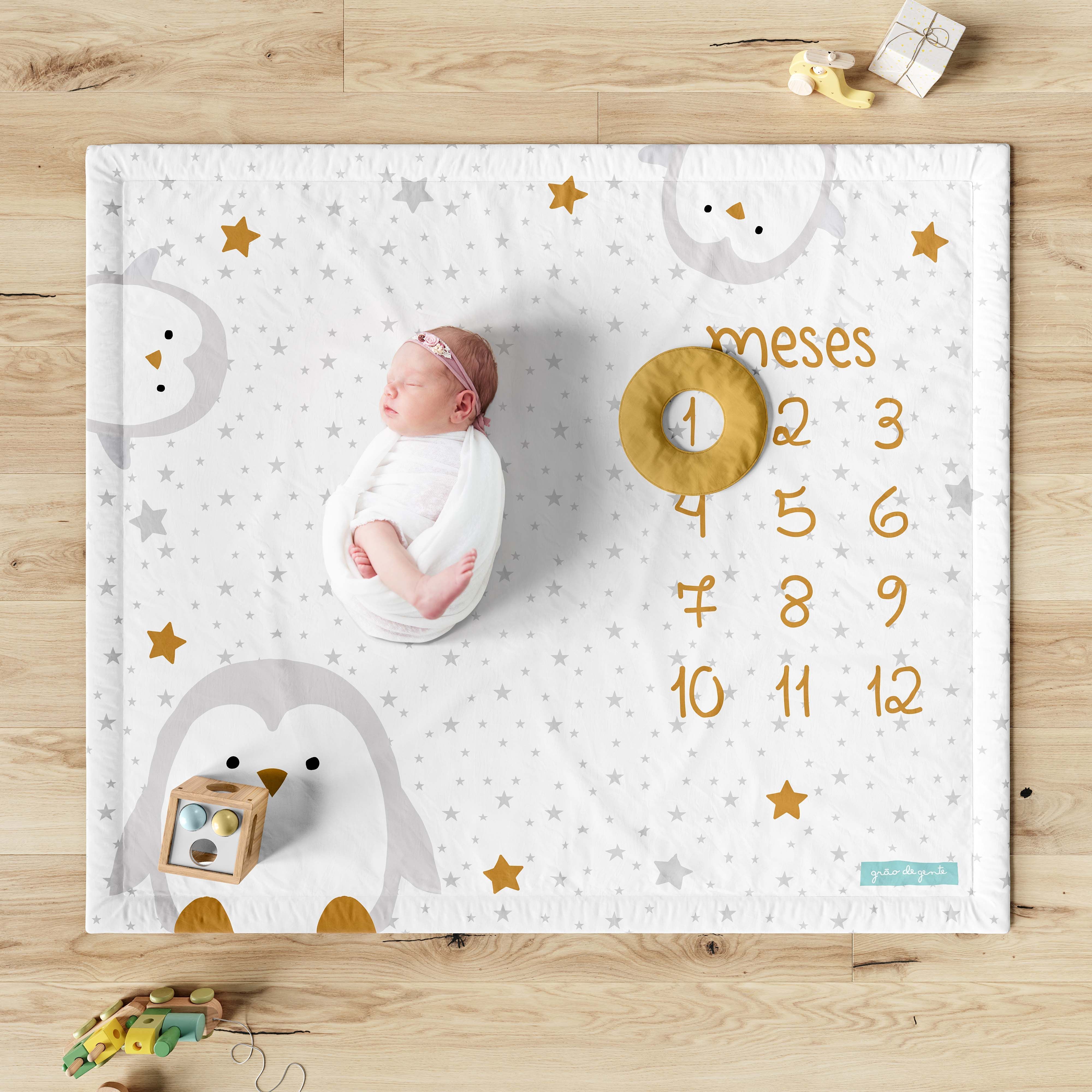 Quarto de Bebê Completo Raposinha Laranja 20 Peças