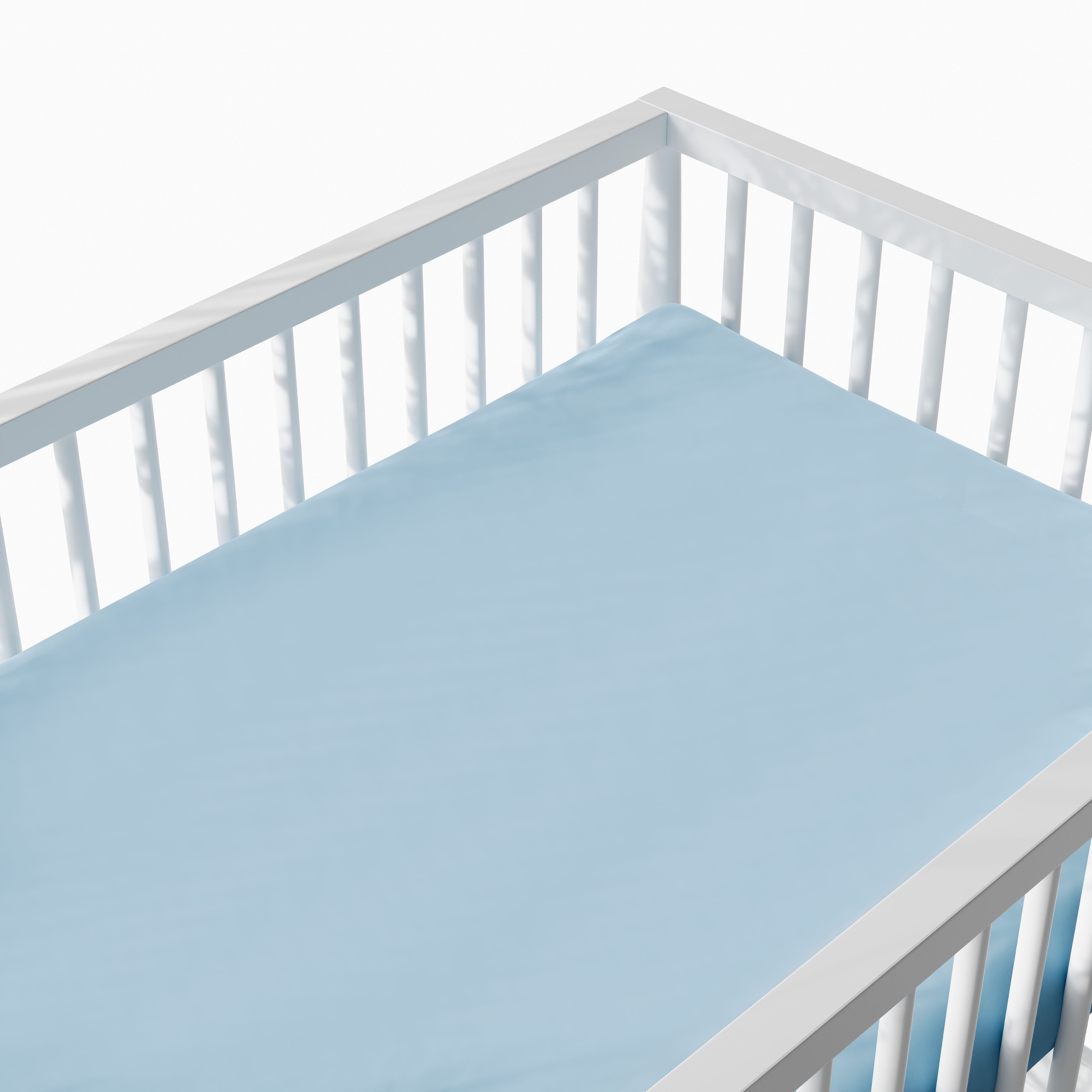 Lençol Berço com Elástico Branco