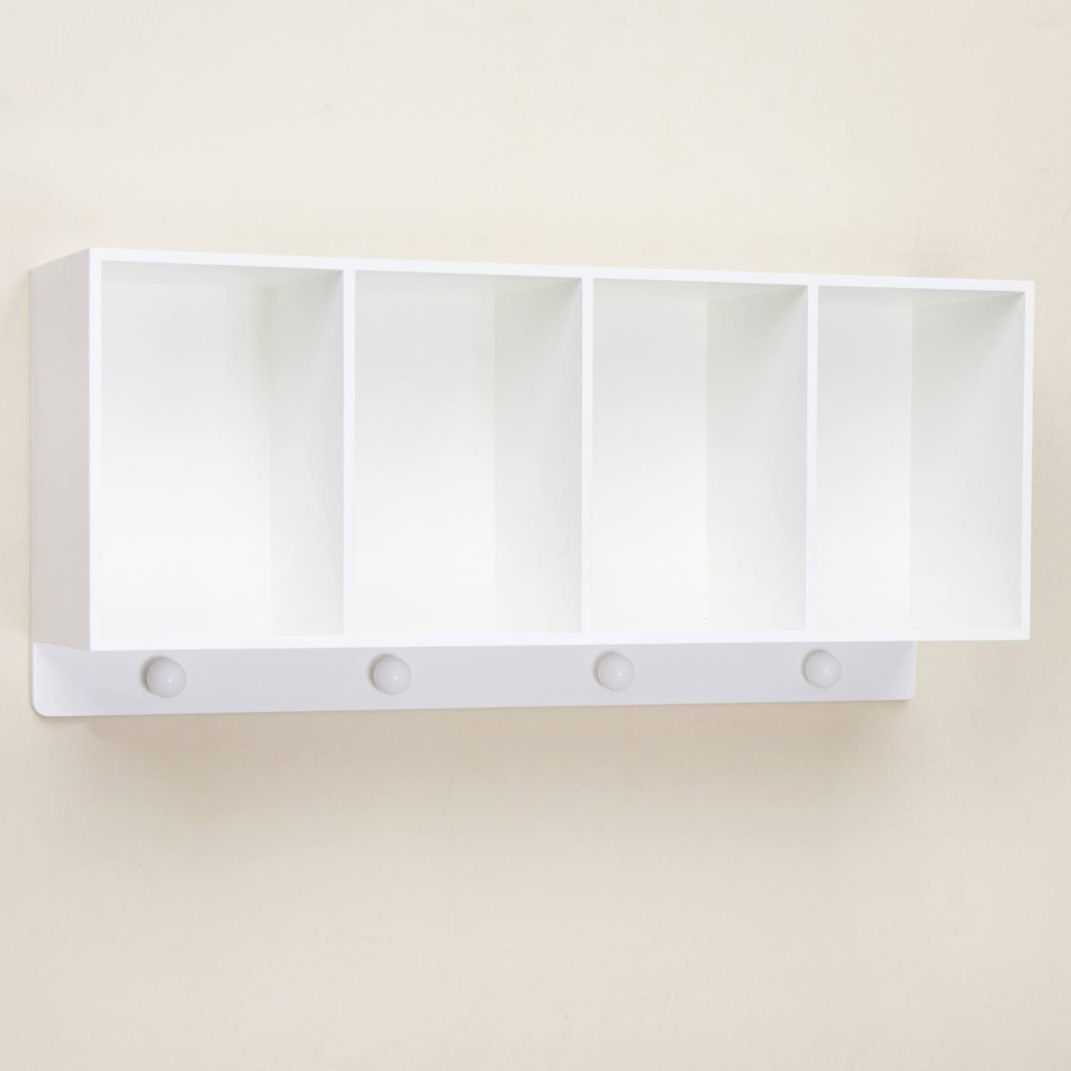 Prateleira Cabideiro 4 Divisórias