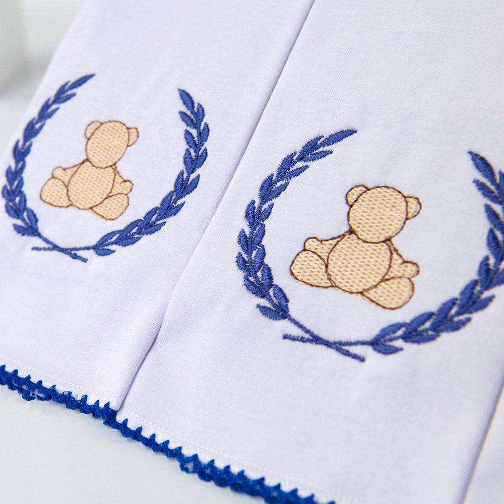 Jogo de Fraldas Boca Malha Teddy Marinho