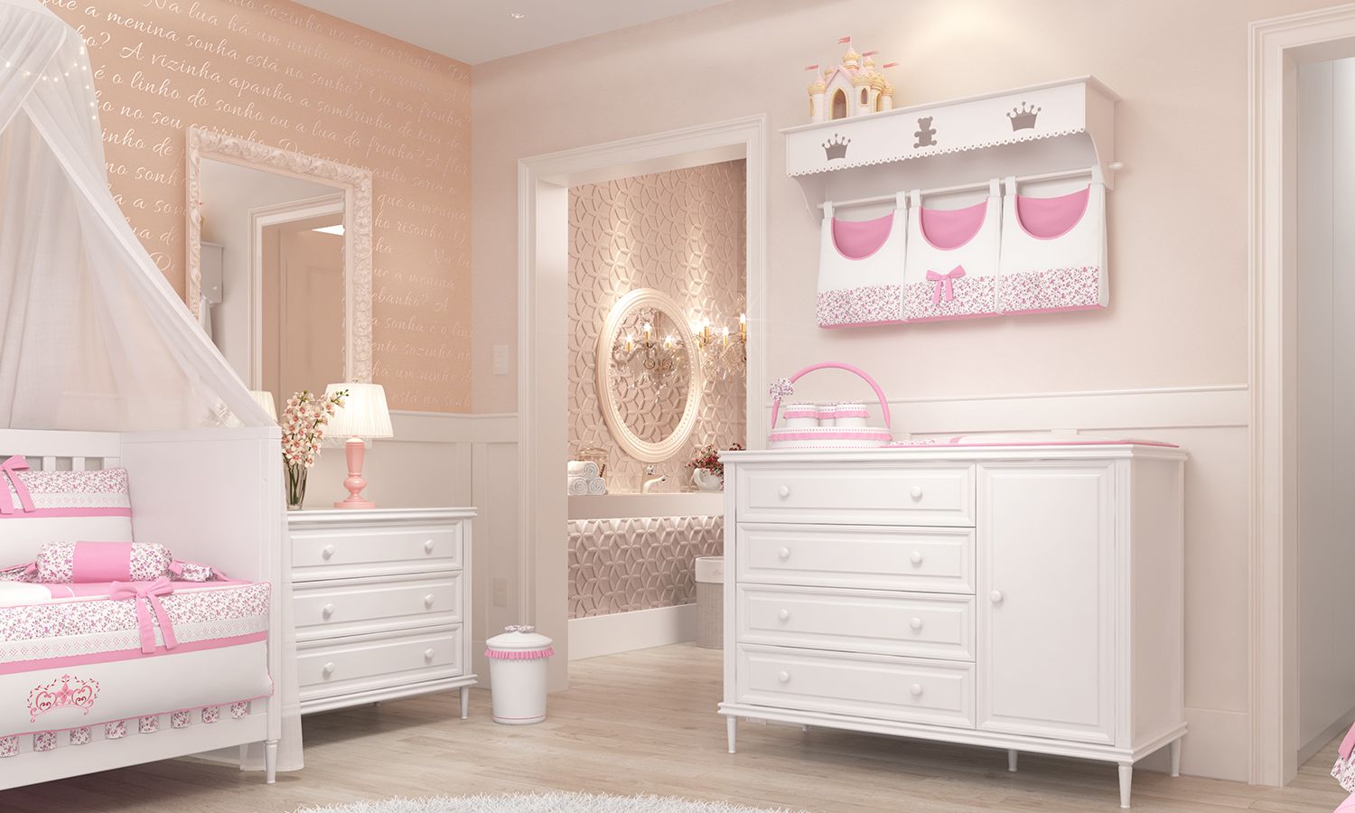 Porta Fraldas Varão Minha Princesinha