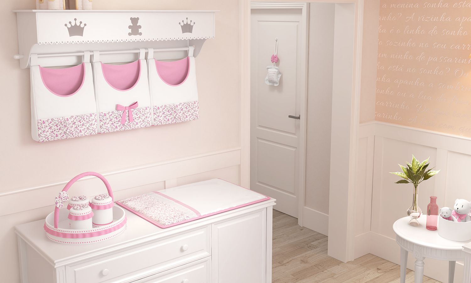 Porta Fraldas Varão Minha Princesinha