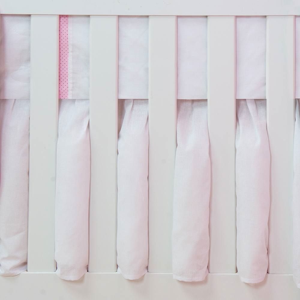 Saia de Berço Ursa Realeza Rosa