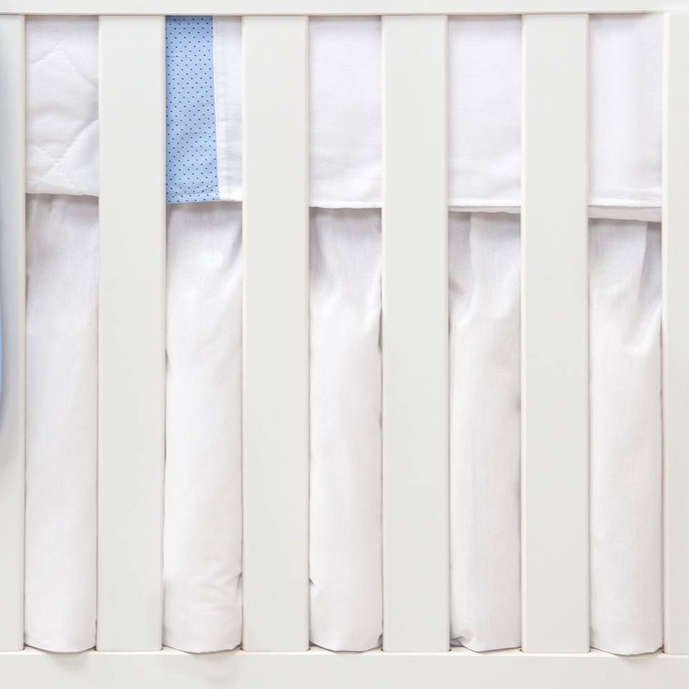 Saia de Berço Urso Realeza Azul